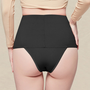 Slip modellante a vita alta da <span class=keywords><strong>donna</strong></span>, nuovo, senza cuciture, contenitivo, modellante pancia, in maglia tinta unita - Product Image 5