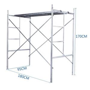 Echafaudage Hot <b>Dip</b> Galvanized/Painted Pipe Scaffold Ladder Frame 42'' Steel Modular Scaffold System - Product Image 2