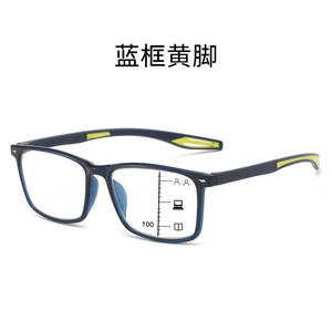 Lunettes de <span class=keywords><strong>presbytie</strong></span> multifocales progressives Anti-lumière bleue lentilles photochromiques cadre mince PC fabricants de gros directs - Product Image 5