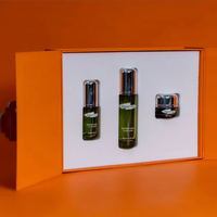 Boîte cadeau magnétique à double porte, style livre, personnalisable avec logo et impression couleur, en carton, pour emballage de bougies et de portefeuilles