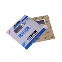 Autocollant personnalisé en plastique PC PET PVC à forte adhérence, bouton en relief, panneau de commande électrique