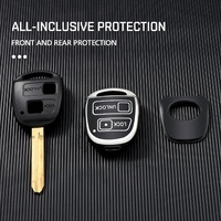 Étui de clé de voiture à distance en TPU souple pour TOYOTA CAMRY RAV4 Corolla PRADO YARIS Tarago pour LEXUS