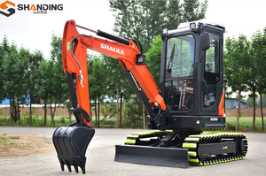 Mini-excavatrice diesel 2 tonnes 3 tonnes à livraison rapide, excavatrice sur chenilles hydraulique, CE EPA EURO 5, nouvelle micro-pelle agricole - Product Image 4