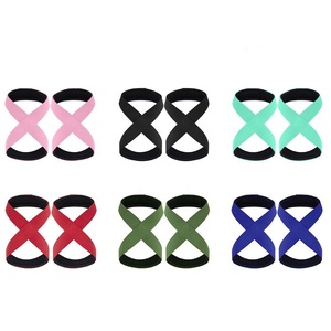 Correas <span class=keywords><strong>de</strong></span> Muñeca Antideslizantes en Forma <span class=keywords><strong>de</strong></span> 8 para Entrenamiento en Gimnasio, Levantamiento <span class=keywords><strong>de</strong></span> Pesas y Peso Muerto - Product Image 6