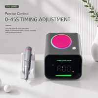 Ponceuse à Ongles Électrique Professionnelle Portable Rechargeable Sans Fil 45000 tr/min 20W, Machine de Manucure, Stylo Ponceur, Polisseuse Silencieuse