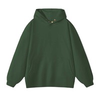 Sweat-shirt à capuche en coton pur épais 500G, style rétro américain, doublé polaire, hiver, homme, manches longues, poche, nouvelle collection
