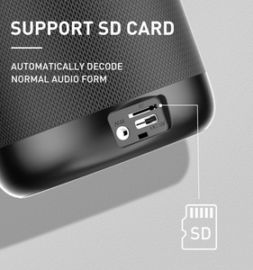 LDNIO BTS12 petit mini haut-parleurs Power Smart système audio son professionnel musique sans fil BT haut-parleur à dents bleues - Product Image 3