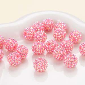 <strong>Wholesale</strong> Necklace Acrylic Rhinestone <strong>Beads</strong> Resin Accessories Gift Charms Beaded Pen Making Toy With <strong>Silicone</strong> <strong>Beads</strong> Fashion - Product Image 6