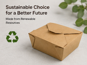 Eco Friendly Disposable <b>Kraft</b> Paper Takeaway Boxes Microwavable Food <b>Box</b> - Product Image 4