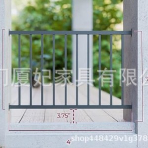 Barrière de sécurité métallique droite pour extérieur, personnalisable, vente aux enchères spéciale - Product Image 2