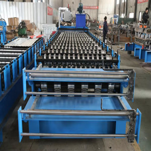 Doppels chichtige Metallplatte Trapez ziegel Wellblech herstellungs maschine Maquina Form nadora De Cal amina - Product Image 3