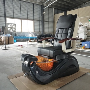 เก้าอี้นวดเท้าสปาสีดำขาวสุดเท่ เก้าอี้ทำเล็บมือ เก้าอี้ทำเล็บเท้า - Product Image 4
