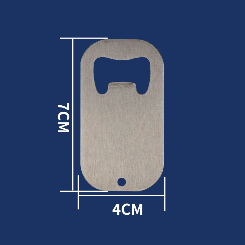Décapsuleur en forme de plaque d'identification pour chien argentée et colorée, 500 cartons