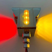 Luces Laterales LED Cuadradas de 12V 24V para Camiones, Ideales para Comercio Transfronterizo como Luces de Posición e Indicadoras