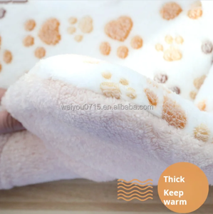 2024 nido de perro y gato de felpa gruesa personalizable más vendido, felpa de Coral extra gruesa con manta de algodón cálido para perros - Product Image 5