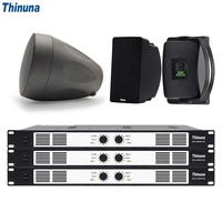 Thinuna DA-2150H EU Commercial 100V/70V Système de sonorisation professionnel PA 1U Classe D Amplificateur numérique à deux canaux
