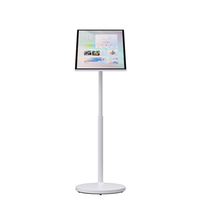 Televisor Inteligente con Pantalla Táctil LCD LED Blanca de 32 Pulgadas con Resolución Full HD 1080p para Uso Interior Portátil