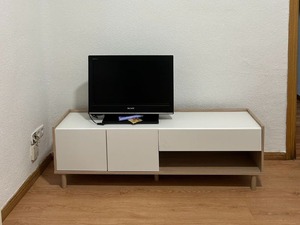 Ensemble de meubles de salon de luxe en chêne nordique et blanc certifié FSC CE avec table basse relevable, <span class=keywords><strong>meuble</strong></span> TV et <span class=keywords><strong>buffet</strong></span> - Product Image 4
