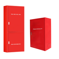Armoire d'extincteur à double porte avec boîte de bouche d'incendie et enrouleur de tuyau d'incendie Accessoires d'équipement de protection contre l'incendie