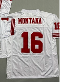 San Francisco Throwbacks da uomo # 32 <span class=keywords><strong>Ricky</strong></span> Watters # 16 Joe Montana # Maglia cucita 52 Patrick Willis e altri numeri - Product Image 2