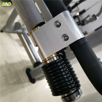 MND FITNESS MND-AN33 Rameur assis en acier pour entraînement des jambes et des bras, conception écologique, usage commercial en salle de sport