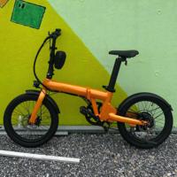 Vélo électrique pliable 36V 250W, 20 pouces, 7 vitesses, batterie lithium, moteur roue arrière, écran LCD pour les trajets urbains