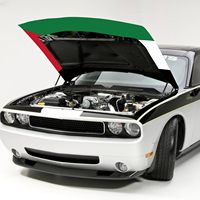 Promotion 100D polyester couverture de voiture drapeau numérique sérigraphie drapeau personnalisé capot moteur palestinien capot capot de voiture drapeau