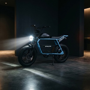 Vélo électrique rétro à gros pneus avec phare LED pour exposition en showroom, modèle Cruiser pour démonstrations en magasin - Product Image 4