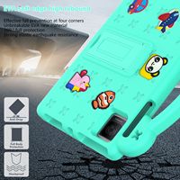 Casing Tablet T-Mobile Revvl Tab2 (Model 2025) Beibei Bear Kulit Berbahan Kulit Beruang Cetakan Khusus Pelindung