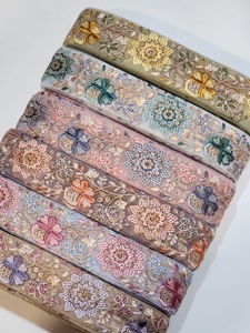 Encaje Estampado Floral de Bajo Precio, Tela Ligera con Ribete de Encaje, Malla Suave para Vestidos de Mujer - Product Image 3