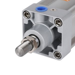 Cylindre pneumatique compact à double effet en aluminium, série ISO 6431 SI, à course réglable, avec roulement standard - Product Image 5