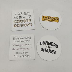 Posavasos de Papel Absorbentes Personalizados para Bebidas, Cerveza y Café, para Hoteles, Restaurantes y Bares - Product Image 1