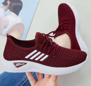 2024 nuevas zapatillas de deporte para mujer, calcetín personalizado transpirable barato, zapatos deportivos para caminar, zapatillas de <span class=keywords><strong>cuña</strong></span> para mujer - Product Image 3