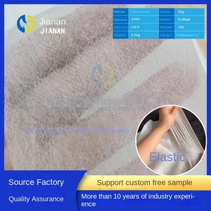 Doublure de broderie élastique TPU douce pour la peau <span class=keywords><strong>sous</strong></span>-vêtements jetables 30g tissu non tissé tissu fondu Film de papier de transfert brut - Product Image 2