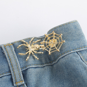 Hebilla de cintura de telaraña Hebilla de par de metal Hebilla desmontable sin uñas Herramienta de cambio de tamaño de cintura - Product Image 3