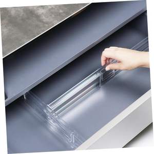 Kitchen Clear Adjustable Plastic Underwear Dividers Separators <strong>Organizer</strong> <strong>for</strong> Drawer - Product Image 3