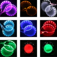 360 degrés SMD œil de démon Led lumière yeux de diable pour 3 pouces 2.5 pouces phare de voiture projecteur lentille moto HID Xenon