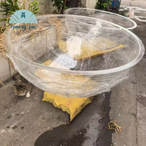 Dôme sphérique en acrylique personnalisé TOMATO pour la protection des produits, les expositions muséales, les présentoirs de vente au détail et les applications décoratives - Product Image 1