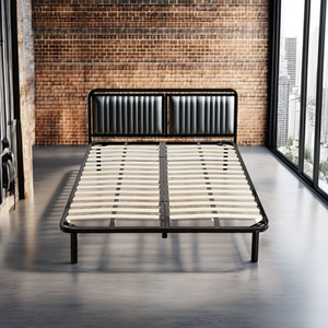 Meubles De Chambre A Coucher Plate-Forme En Metal <span class=keywords><strong>Bon</strong></span> Marche Cadre De Lit En Bois Massif - Product Image 1