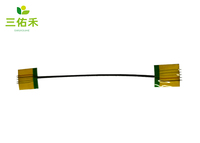 Connecteur Audio/Usb pour voiture, 12 pièces, corps OEM, câble principal, Rohs, original, adaptateur de dessin, placage de masse, mâle complet