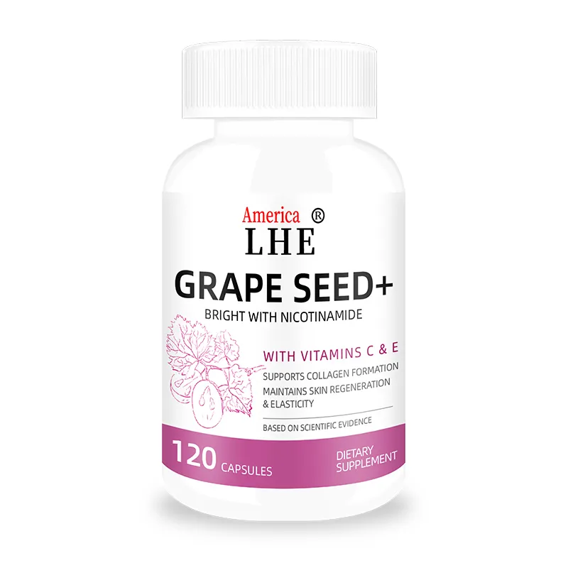 Grape Seed Extract Capsules Antioxidant and whitening