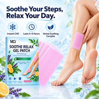 MQ Patch de gel rafraîchissant pour les pieds et les jambes, usage externe, 10cm*13cm, soulage la fatigue et favorise la relaxation