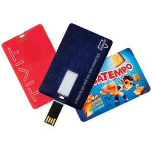 Personnalisé 1GB 2GB 4GB carte de visite vierge clé usb, carte mémoire flash usb, carte de crédit usb flashdrive