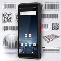 Terminal portable industriel Android 6 pouces pour la collecte de données, lecteur NFC, ordinateur mobile, scanner d'inventaire, livraison express