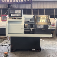 Tour CNC horizontal compact CK0640, machine de tournage automatique légère pour petits arbres et disques métalliques