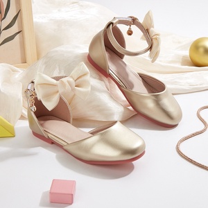 Sandali da Principessa per Bambine con Fiocco e Punta Rotonda, Suola Morbida, Moda 2026 per Bambine Piccole e Medie - Product Image 1