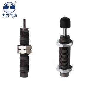 Cylindre de la série Buffer RB0604/RB1006S/RB1007/RB1210/RB2015/RB2725 en laiton nickelé + plastique pour air/eau/huile/gaz - Product Image 5