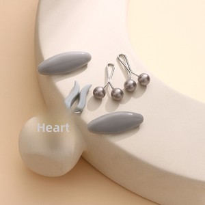 Nouvel ensemble de 6 épingles de sûreté assorties <span class=keywords><strong>pour</strong></span> clips de cou, épingles à <span class=keywords><strong>hijab</strong></span>, export Moyen-Orient, accessoires de perles, musulman - Product Image 4