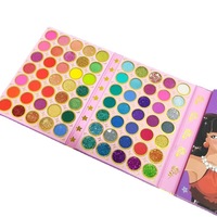 Boîtes de Fards à Paupières en Gros, 117 Couleurs, Emballage Cadeau en Carton, Personnalisable avec Logo Privé, Livre de Palettes de Fards à Paupières