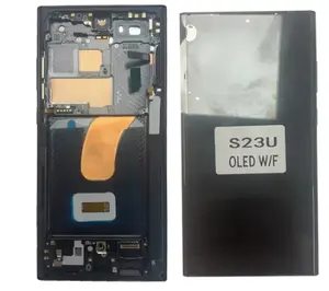 OLED LCD Screen For Samsung Galaxy S23 Ultra 5G SM-S918B EU Edition Digitizer Full Assembly With Frame